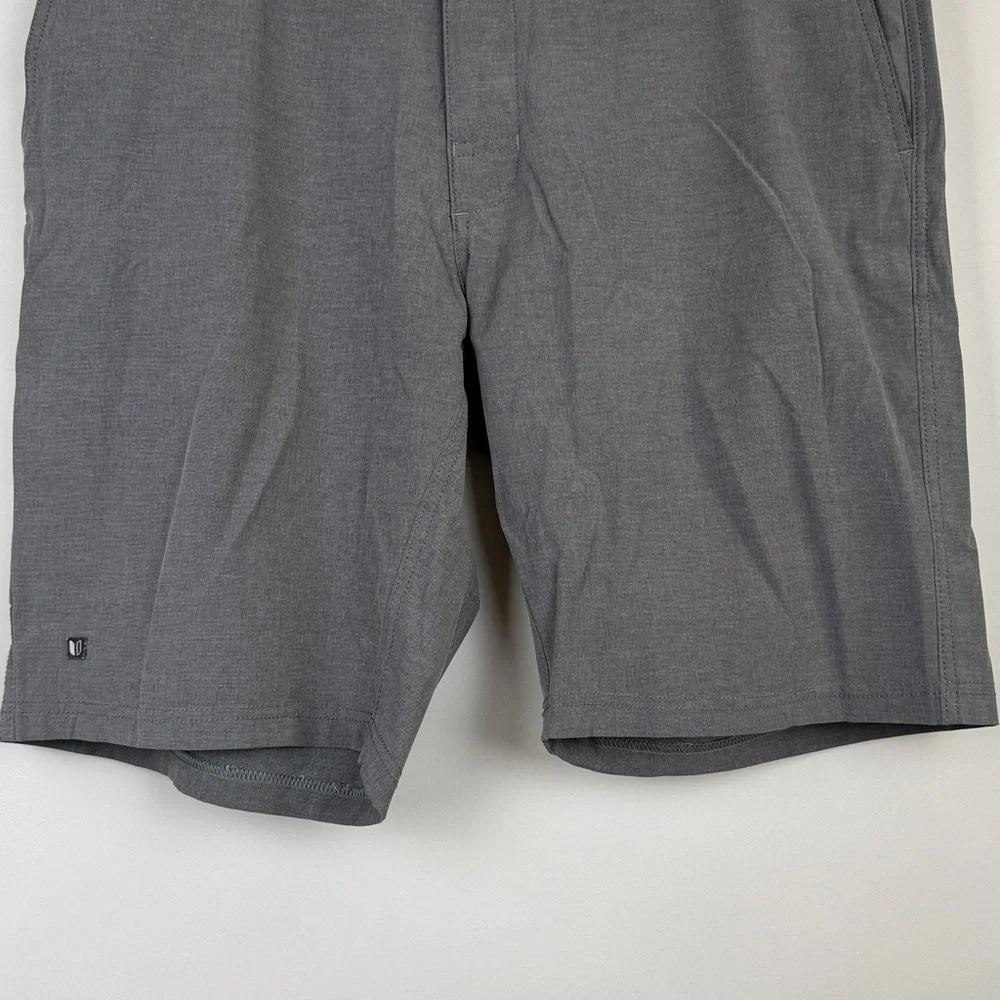 Linksoul Golf Shorts Men’s Gray Performance Stretch Fabric Size 36
